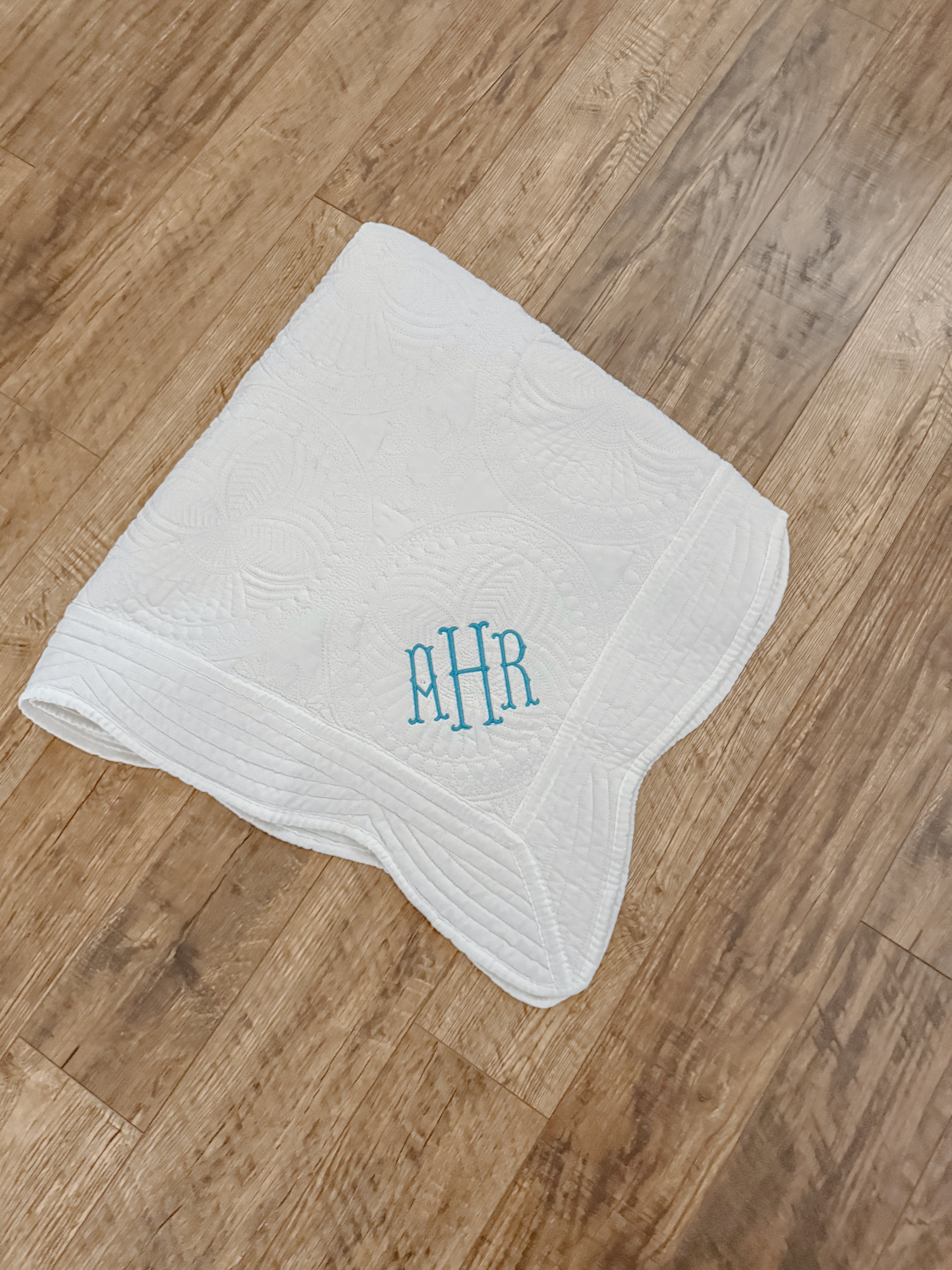 Embroidered Baby Quilt