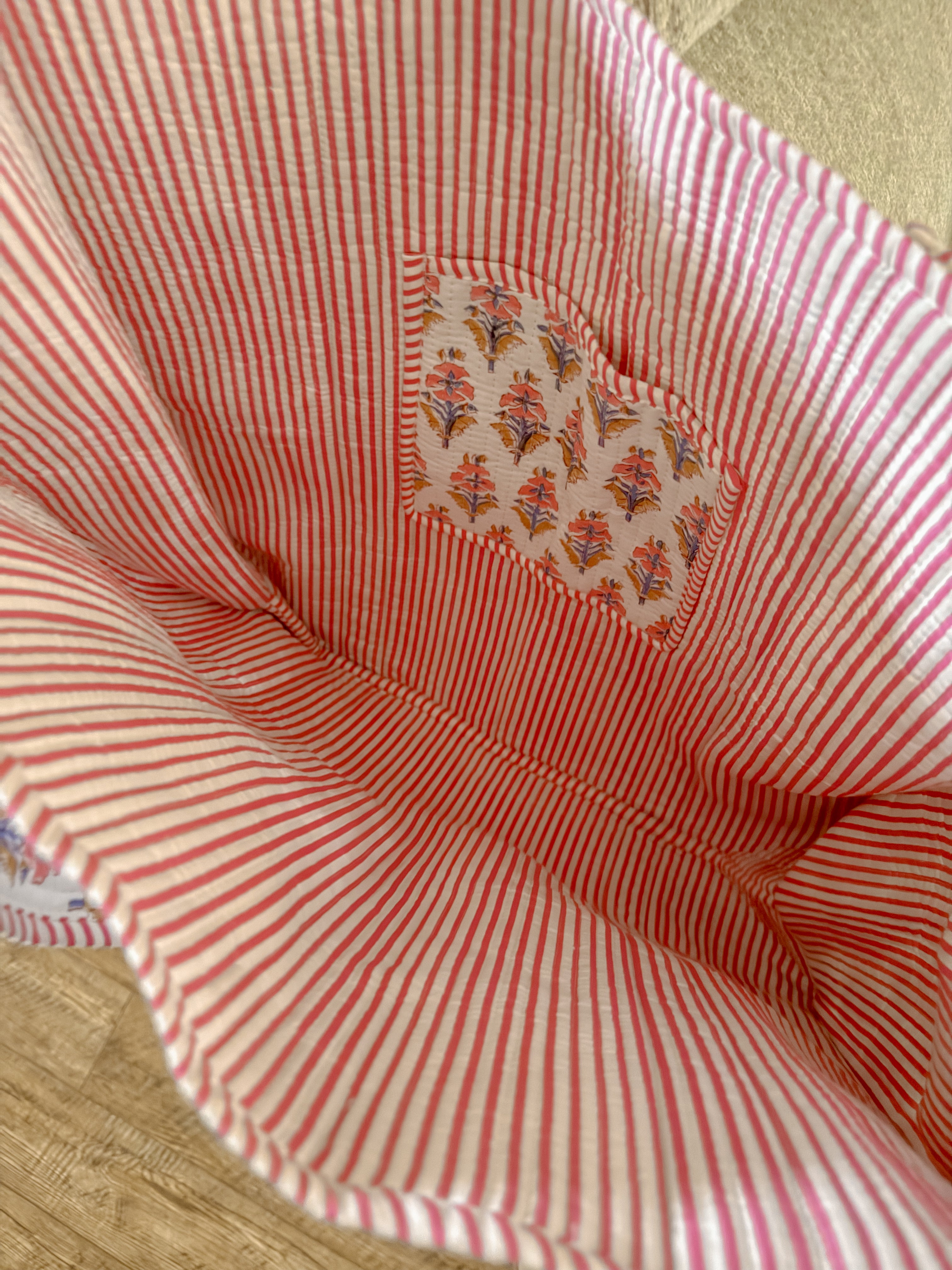 The Large Tote pink floral